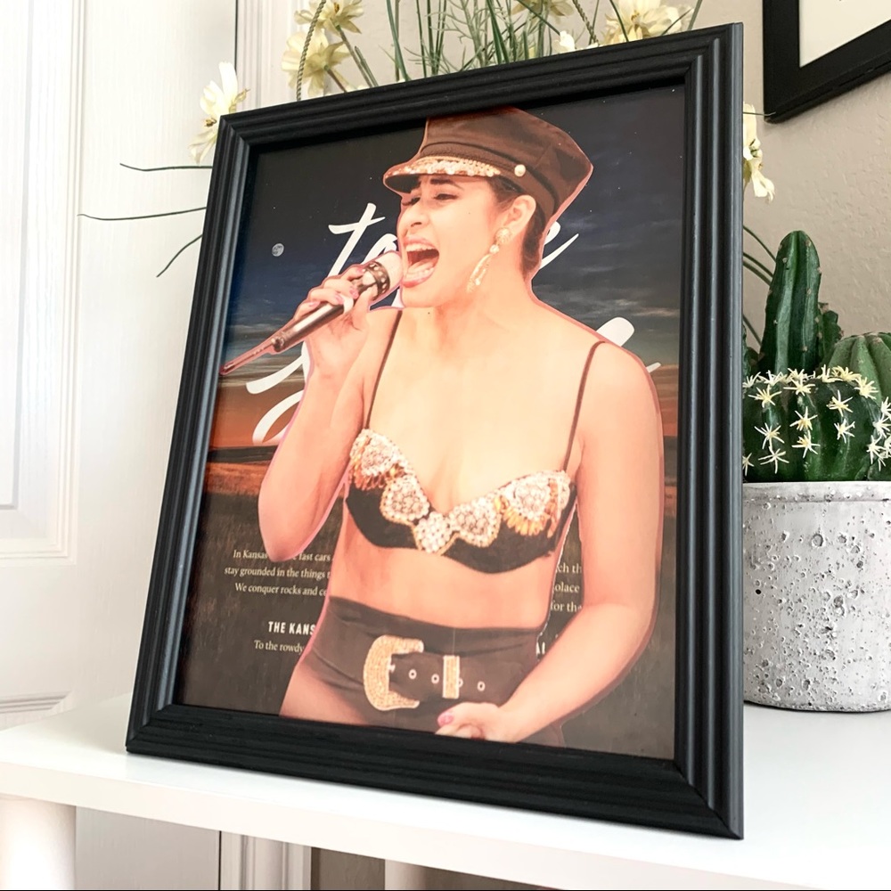 Selena Quintanilla‎ Stage Collage Iconic Performance Tejano Wall Art